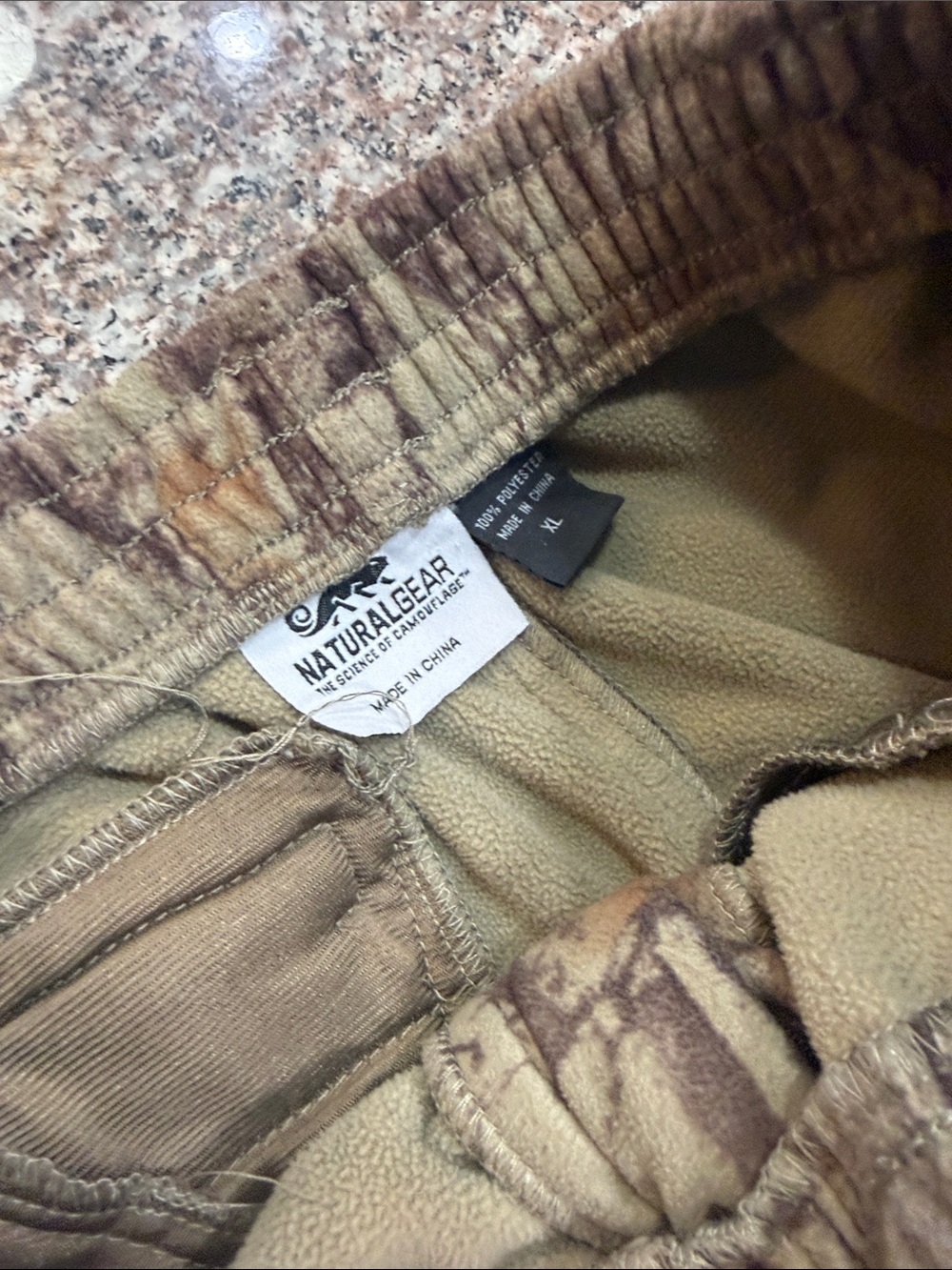 Kids Camo XL Cargo pants- Brown/Olive - Picture 2 of 5